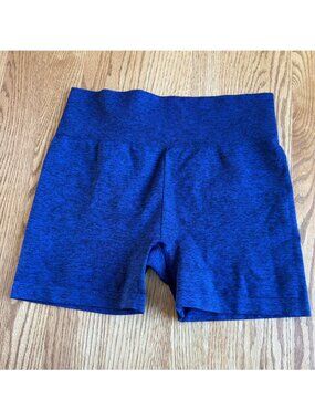 Zyia Active Blue Pull On Athletic Activewear Shorts Size XXL